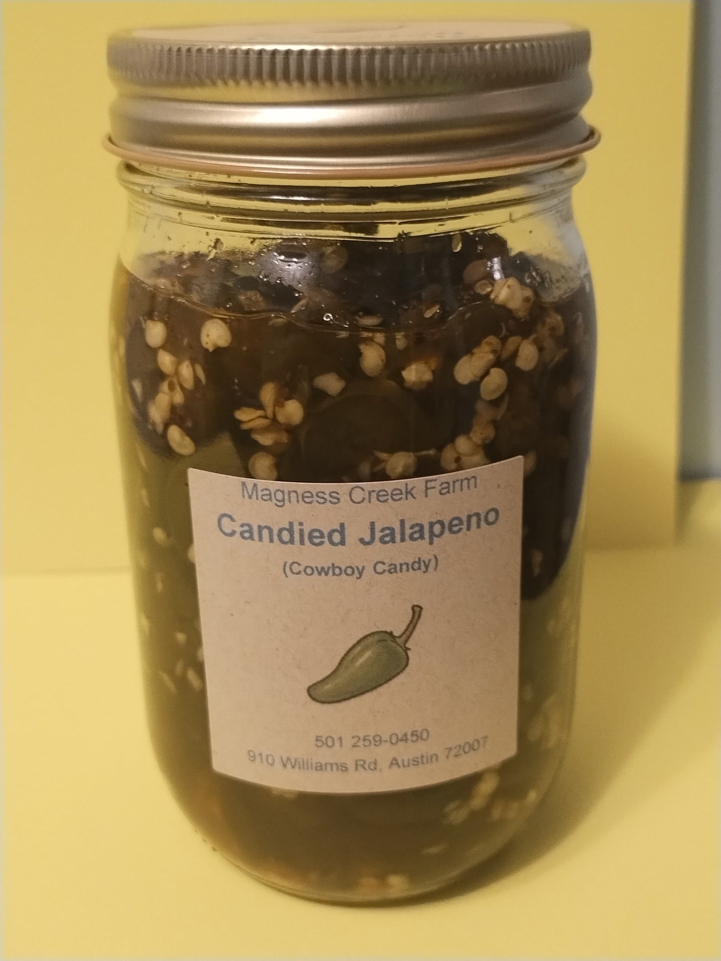 Candied Jalapeno Pint