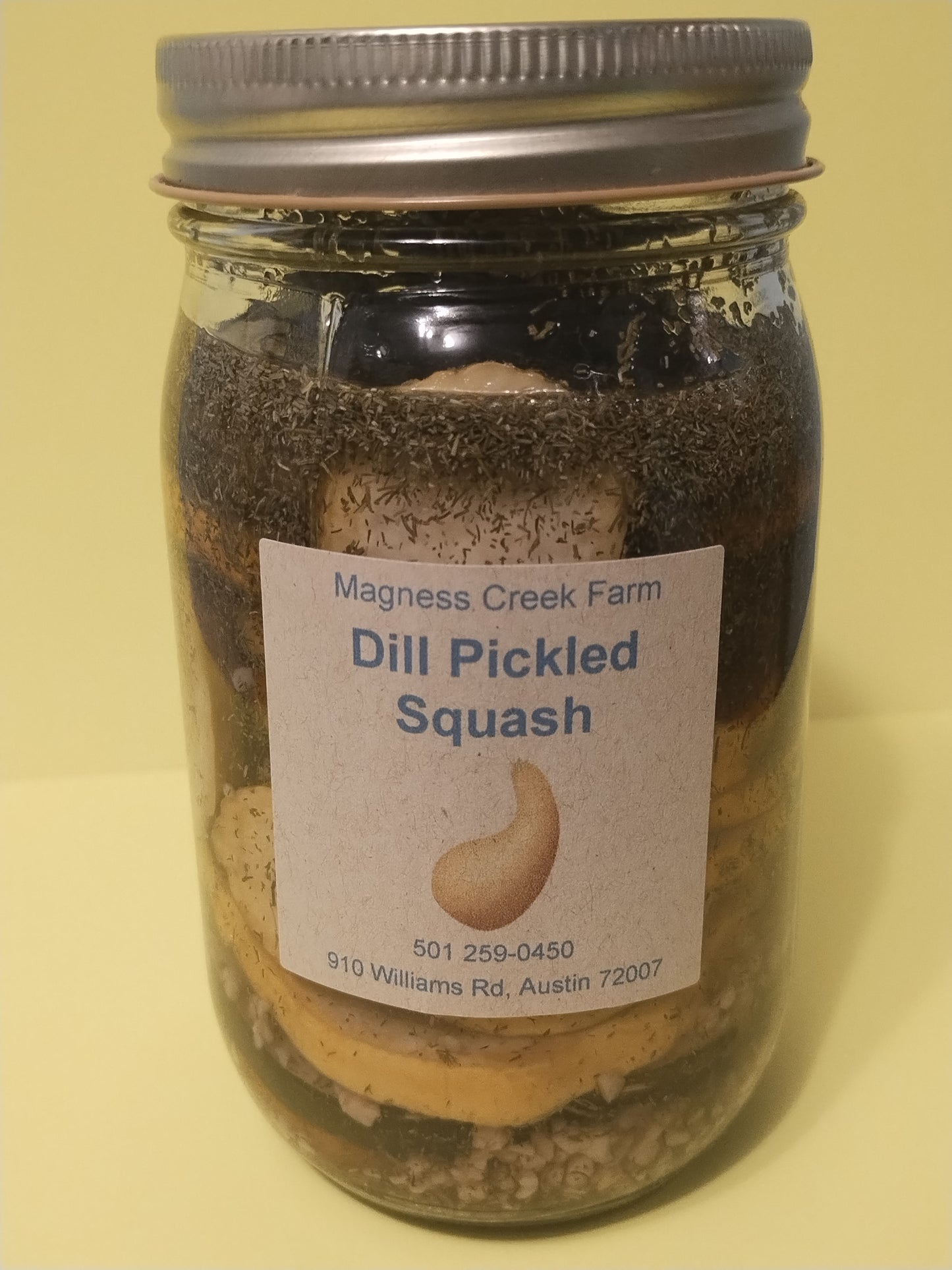Dill Pickled Squash