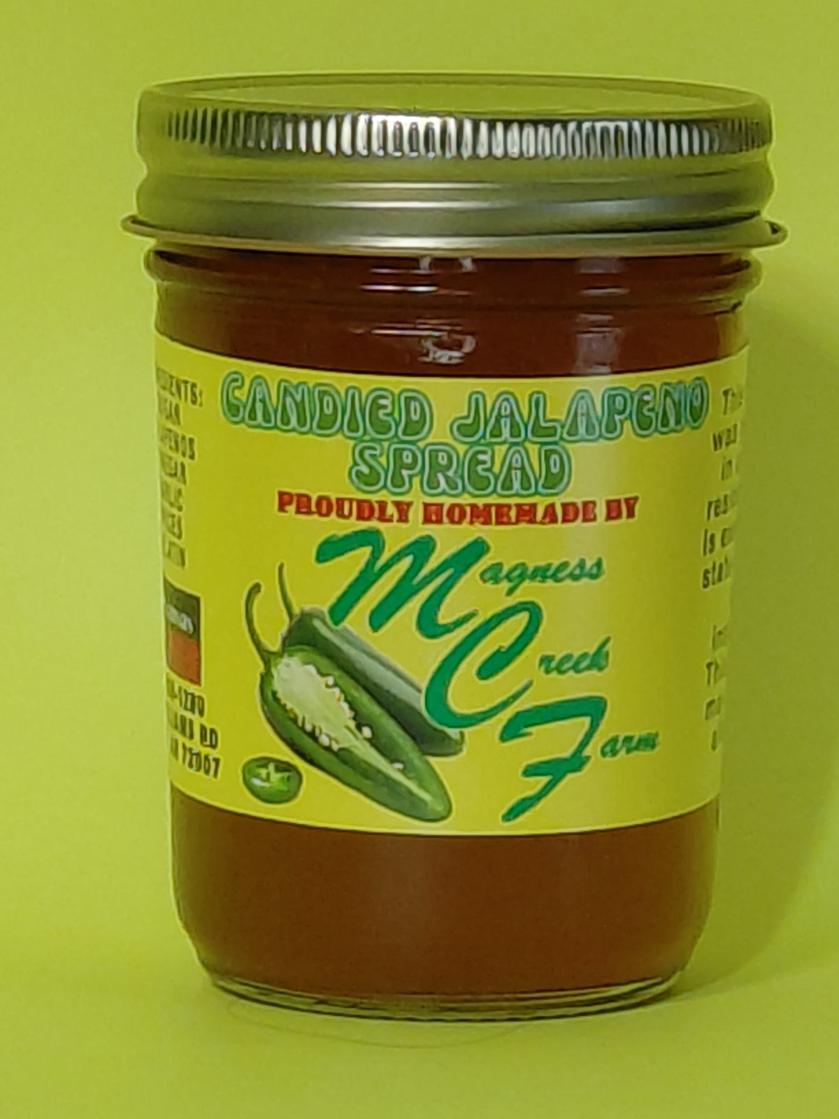 Candied Jalapeno Spread